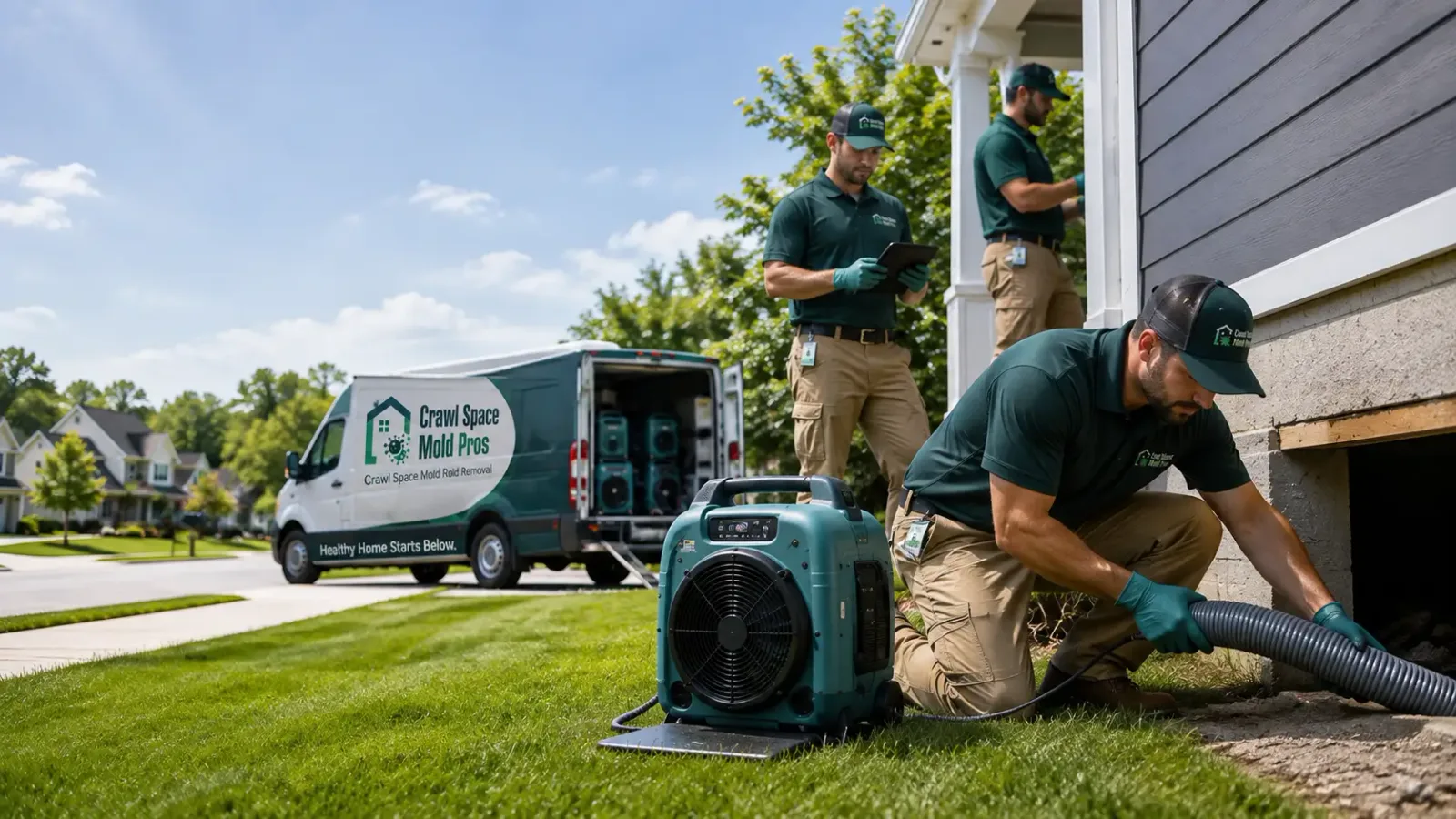 Crawl Space Mold Removal in Fair Oaks, CA